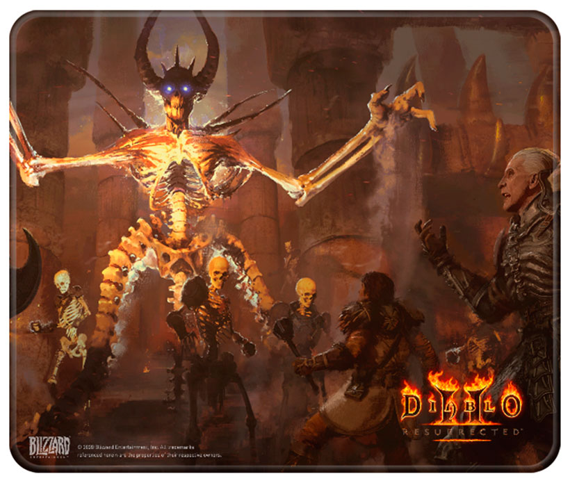 Коврик для мышек Blizzard Diablo II Resurrected Mephisto L коврик для мышек blizzard diablo iv skeleton king xl