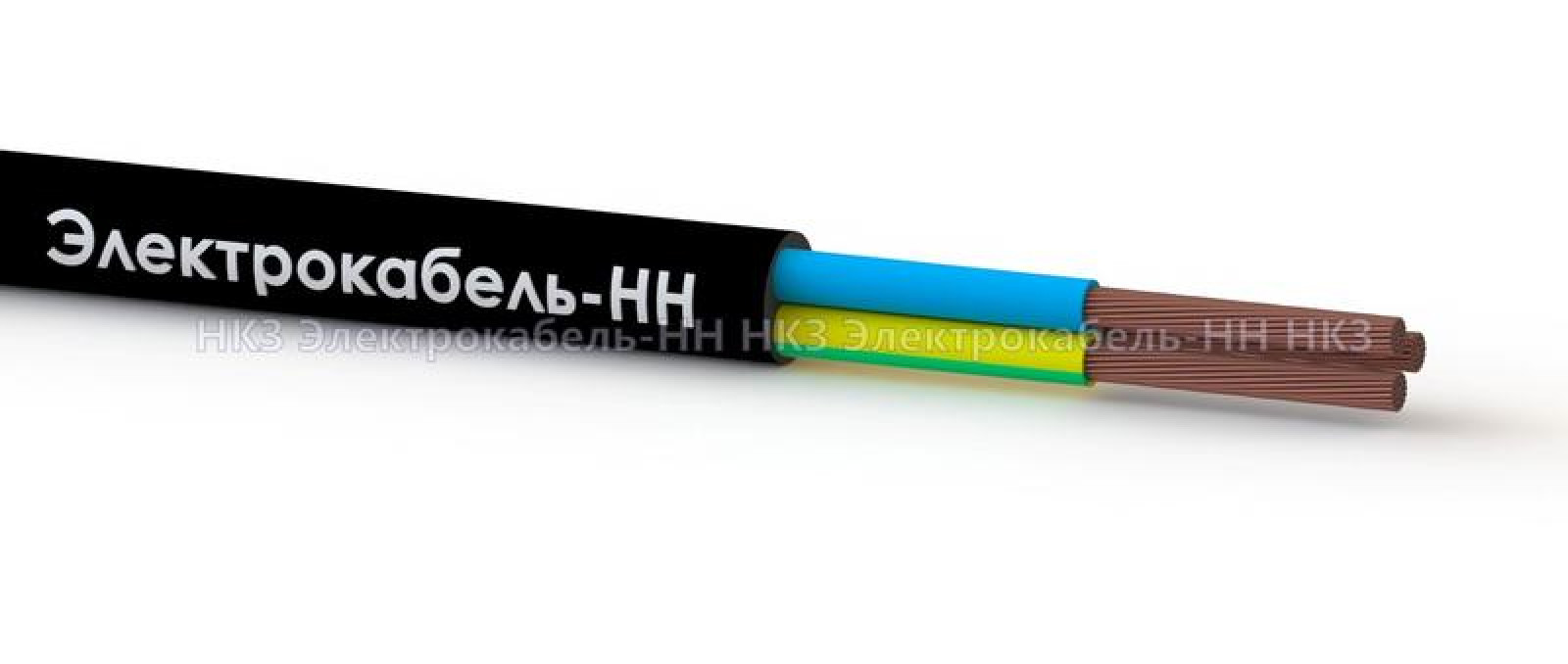 Изображение товара Электрокабель НН Провод ПВС 3х1.5 Ч 380В 100м для электромонтажа