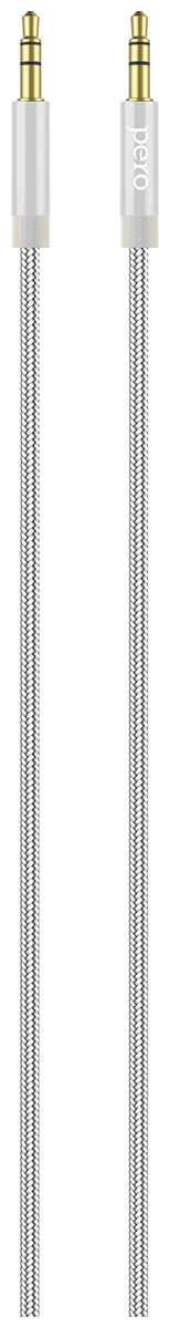 

Аудио-кабель Pero MC-01 2x3.5 JACK 2м Silver, Серебристый