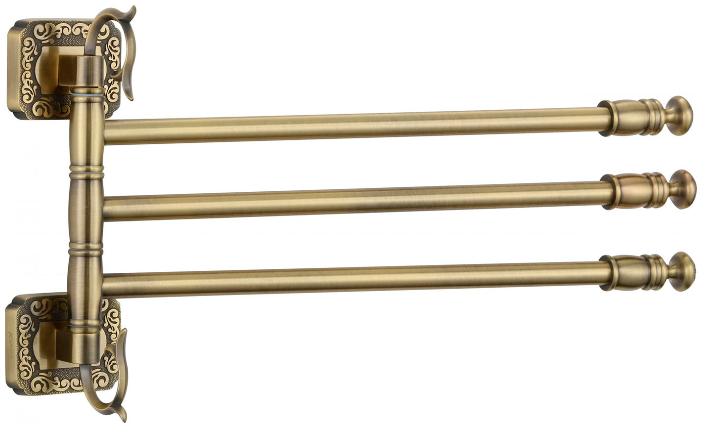 Изображение товара Поворотный держатель для полотенец Savol 64 S-006403 латунь бронза