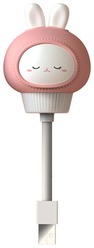 Лампа Lats настольная детская светодиодная usb светильник заяц портативный ночник usb перезаряжаемый портативный прикроватный таймер для спальни