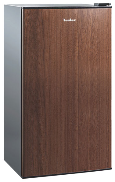 Однокамерный холодильник TESLER RC-95 Wood холодильник tesler rc 95 champagne однокамерный класс а 90 л цвет шапмань