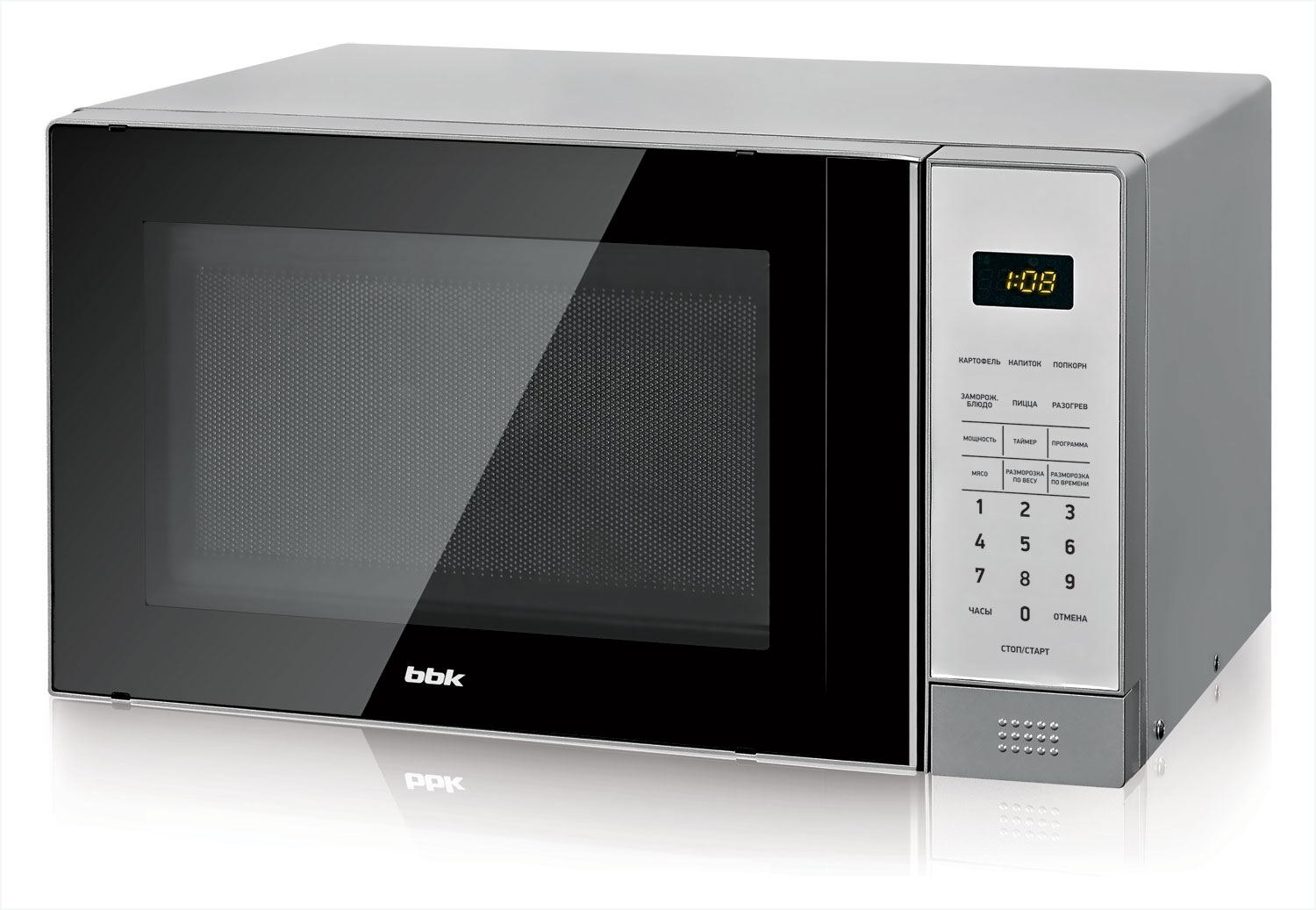 Изображение товара Микроволновая печь BBK 20 MWS-729 S/BS 700 Вт электронное управление