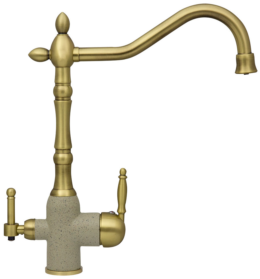 Изображение товара Кухонный смеситель Zigmund & Shtain 1900B речной песок