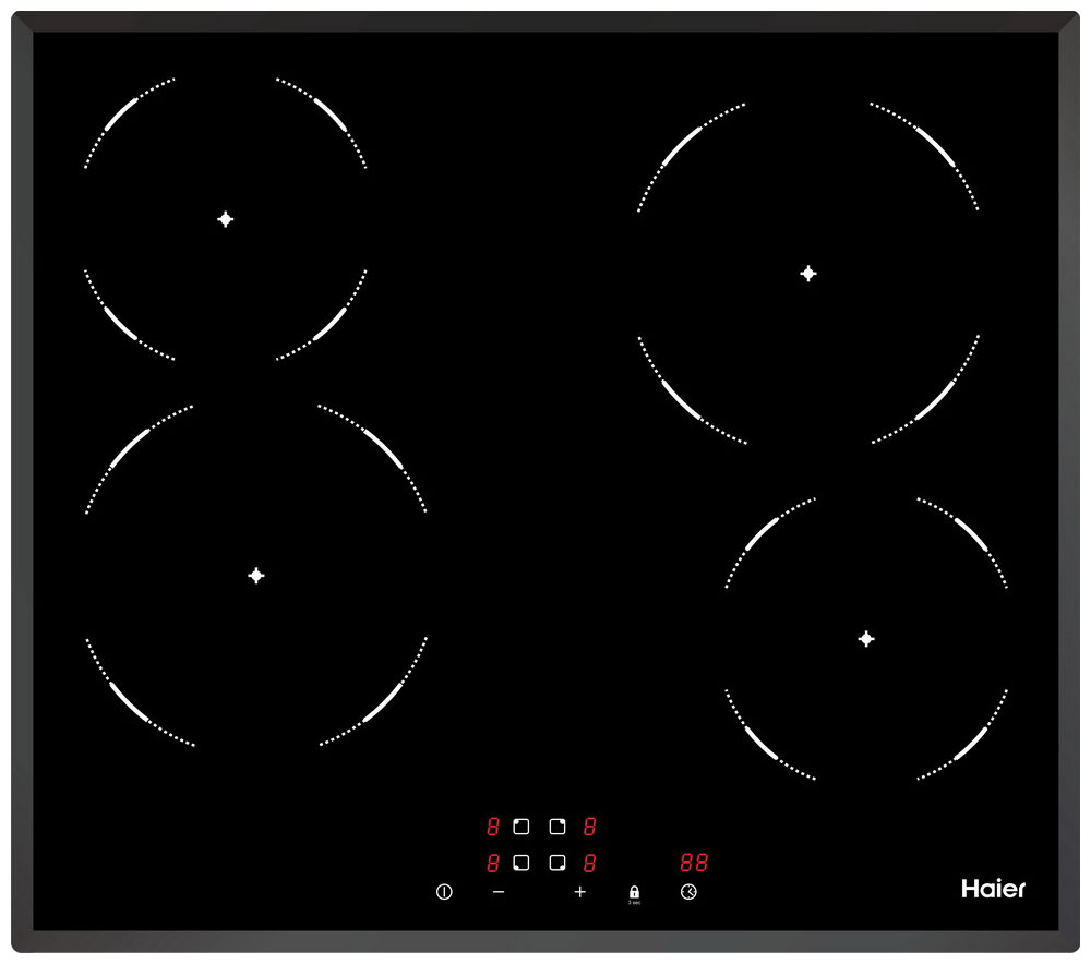 Электрическая варочная панель Haier HHY-C64NVB Электрическая варочная панель Haier HHY-C64NVB