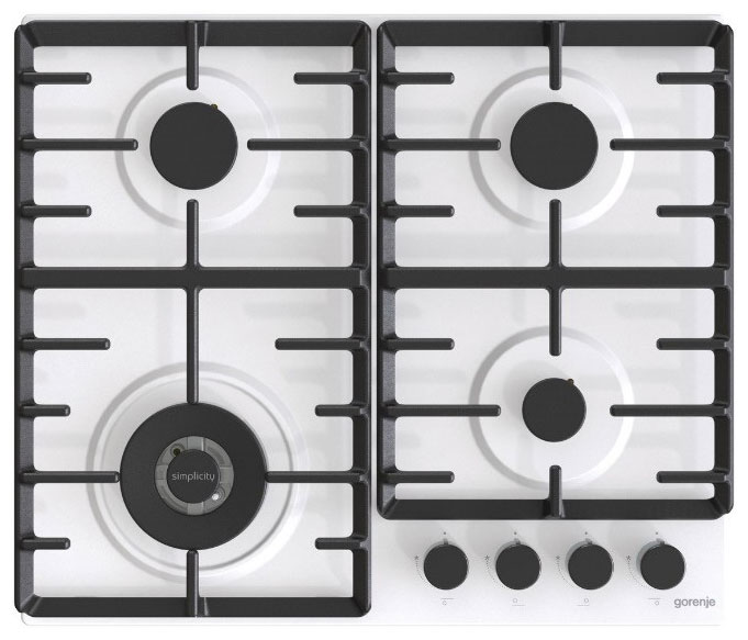 Изображение товара Газовая варочная панель Gorenje GW642SYW с 4 конфорками и WOK