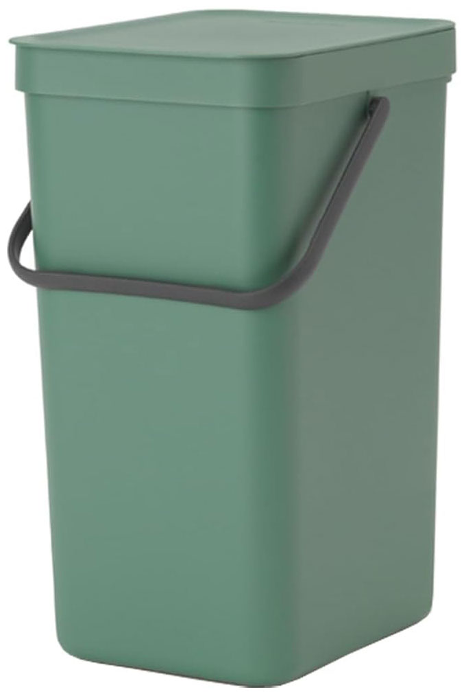 Изображение товара Встраиваемое мусорное ведро Brabantia Sort & Go 16 л, темно-зеленый (129827)