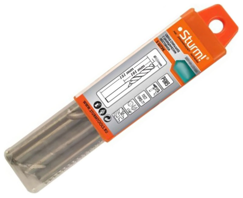 Изображение товара Сверло по металлу Sturm! 13х151 мм 5 штук HSS для точного сверления металла