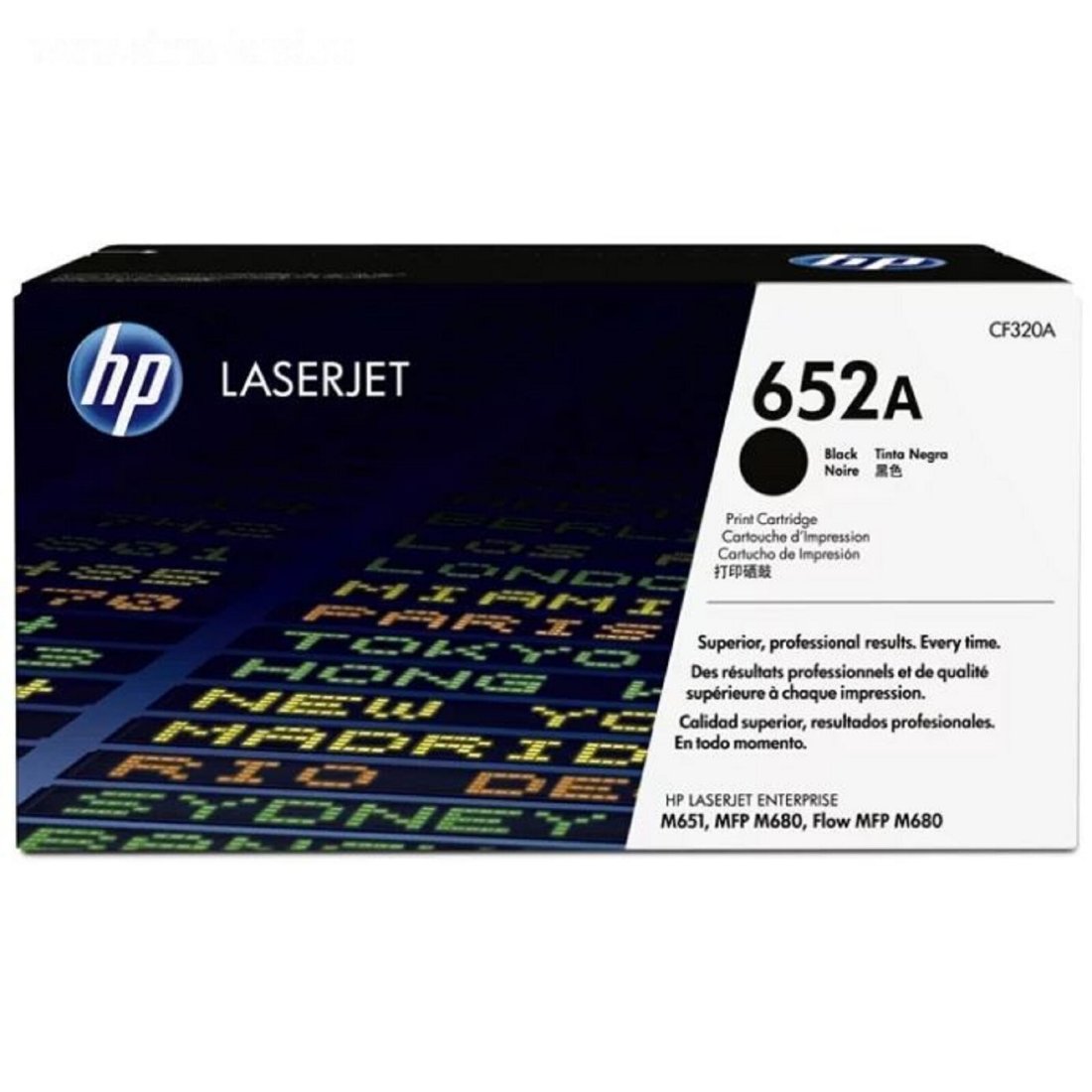 Изображение товара Лазерный картридж HP 652A CF320A черный 11000 страниц для CLJ M651dn