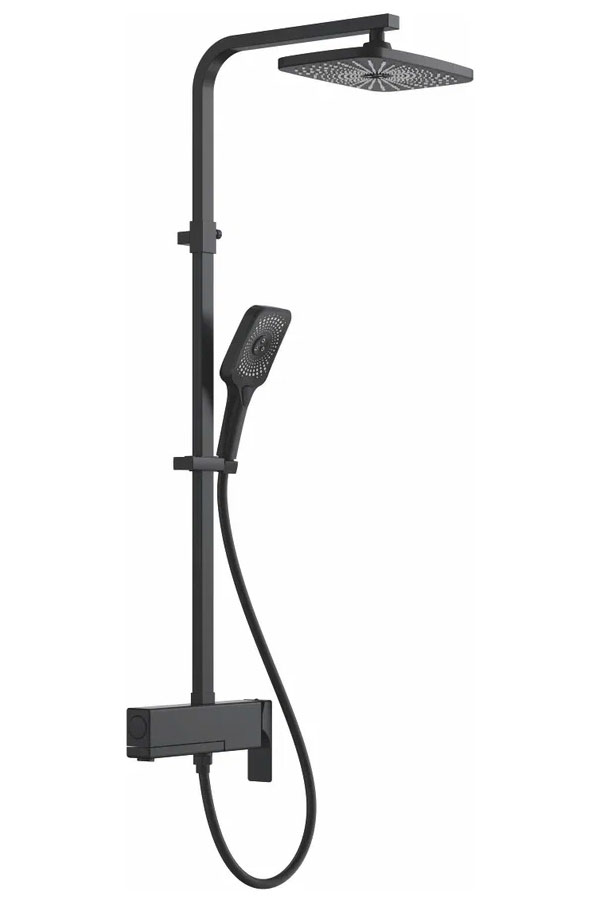 Изображение товара Душевая система Rose R10H/черный (R1036H)
