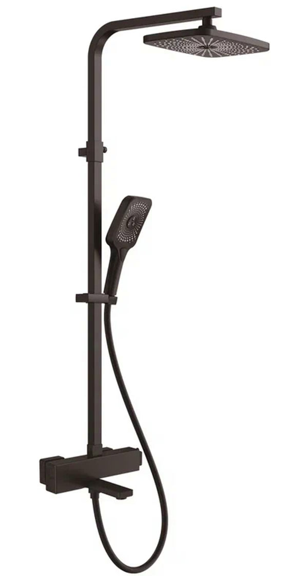 

Душевой комплект Rose R10H/черный (R1096H)