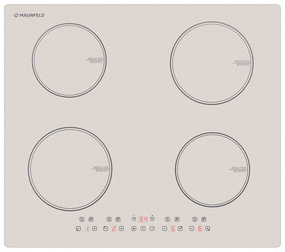 Изображение товара Электрическая варочная панель Maunfeld CVI594BG 4 индукционные конфорки стеклокерамика