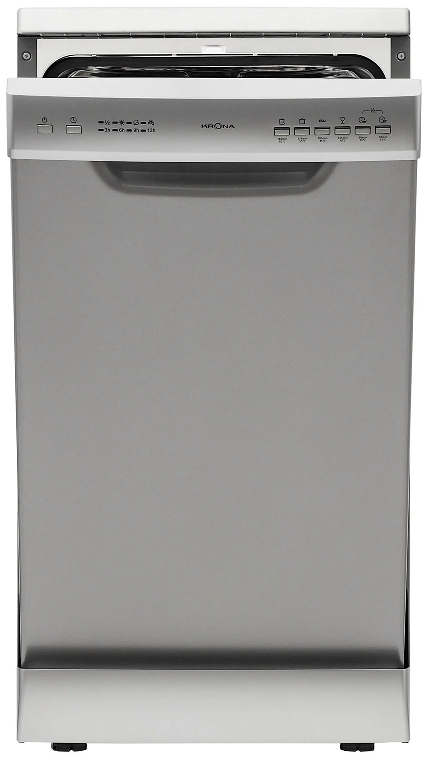 

Посудомоечная машина Krona RIVA 45 FS METALLIC, Серебристый