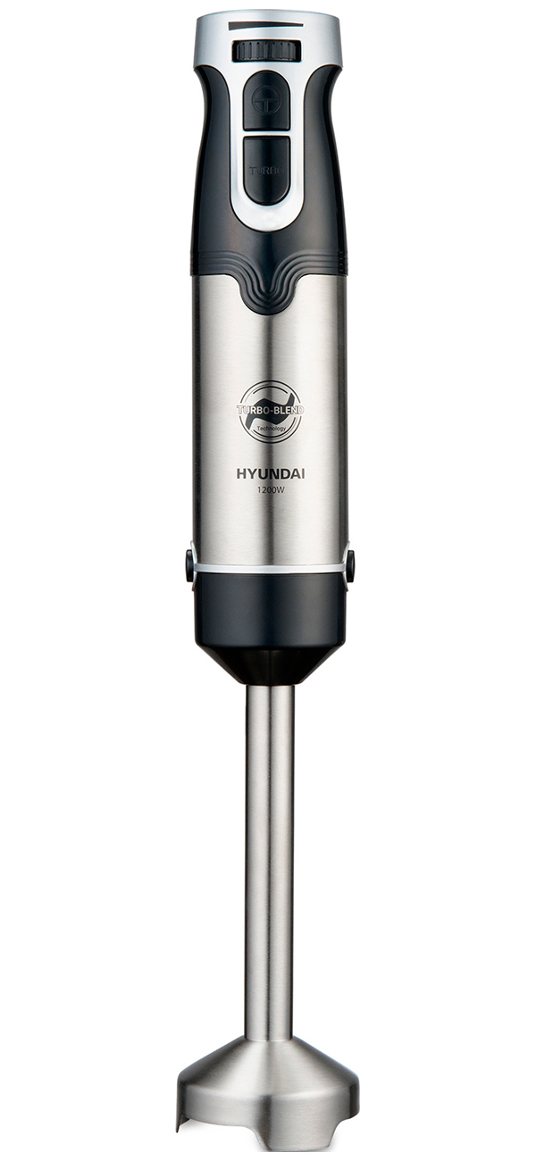 Изображение товара Погружной блендер Hyundai HYB-H3935 1200Вт, черный/серебристый