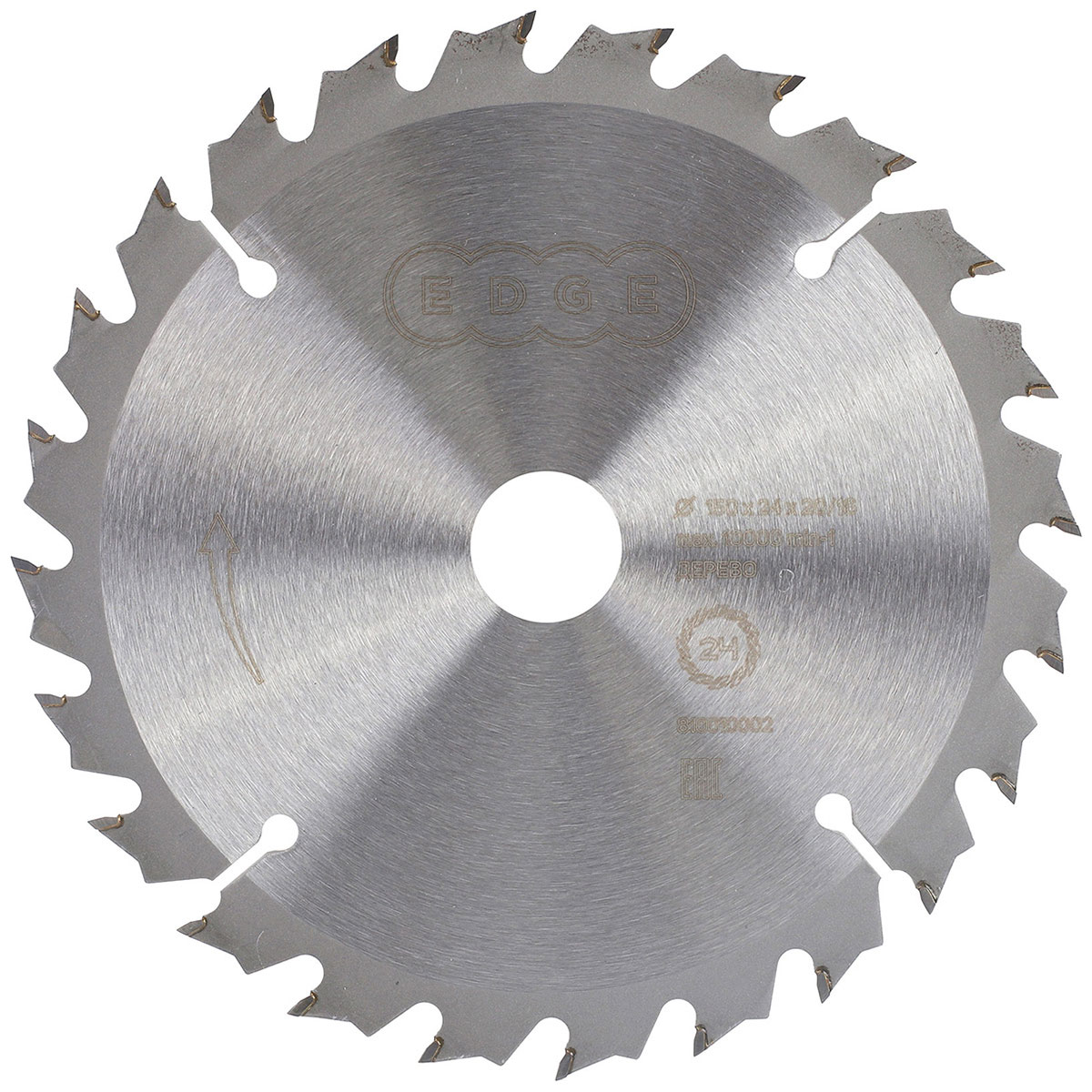 Изображение товара Диск пильный Patriot EDGE по дереву 150 мм 24 зуба для циркулярной пилы