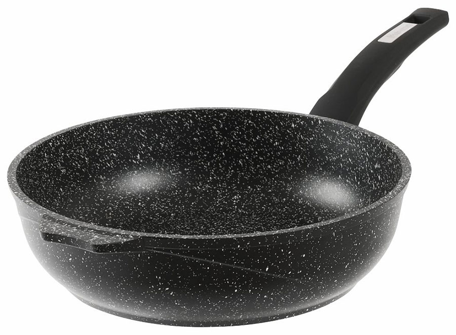 Изображение товара Сотейник Мечта Гранит black, 26 см, с несъемной ручкой, без крышки (арт.263802)