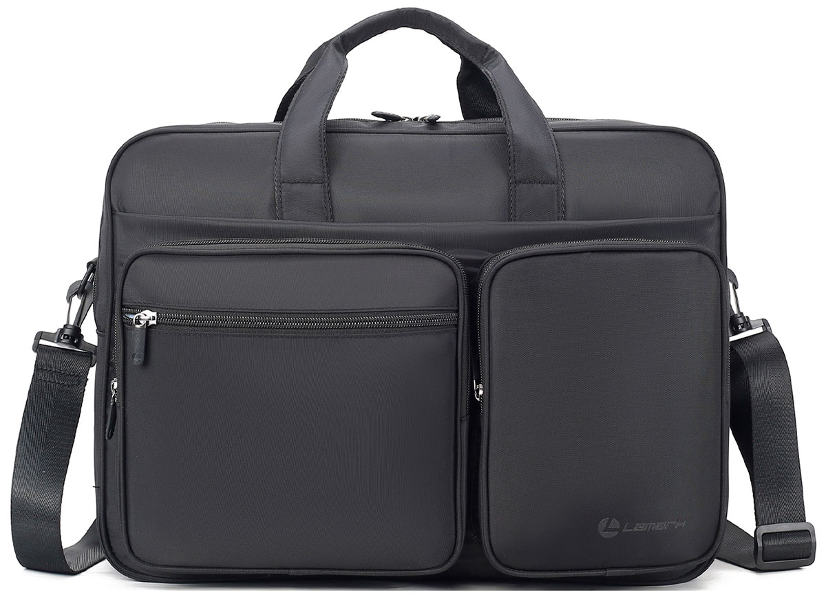 Изображение товара Сумка для ноутбука Lamark 17.3 L267 Black водонепроницаемая деловая