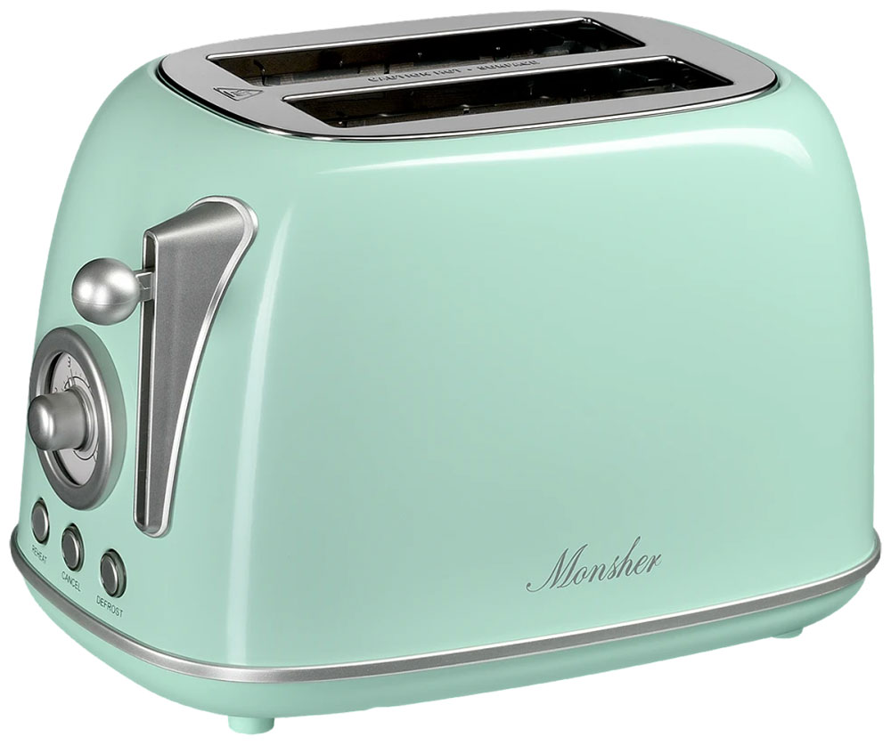 Изображение товара Тостер Monsher MT 301 Menthe 2 отделения механическое управление