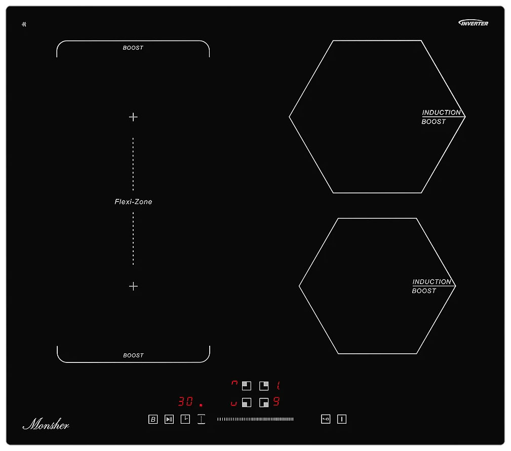 

Электрическая варочная панель Monsher MHI 6016, Черный