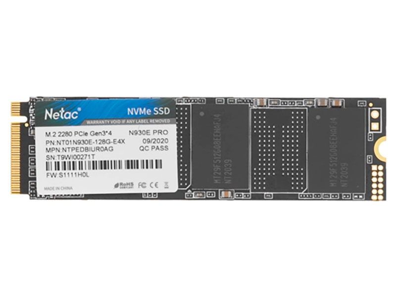 Изображение товара SSD накопитель Netac M.2 N930E Pro 128 Гб PCIe (NT01N930E-128G-E4X)