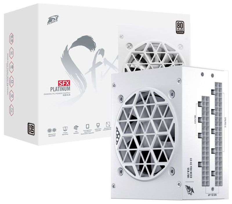 Блок питания 1STPLAYER 750W SFX PLATINUM (PS-750SFX-WH) Блок питания 1STPLAYER 750W SFX PLATINUM (PS-750SFX-WH)