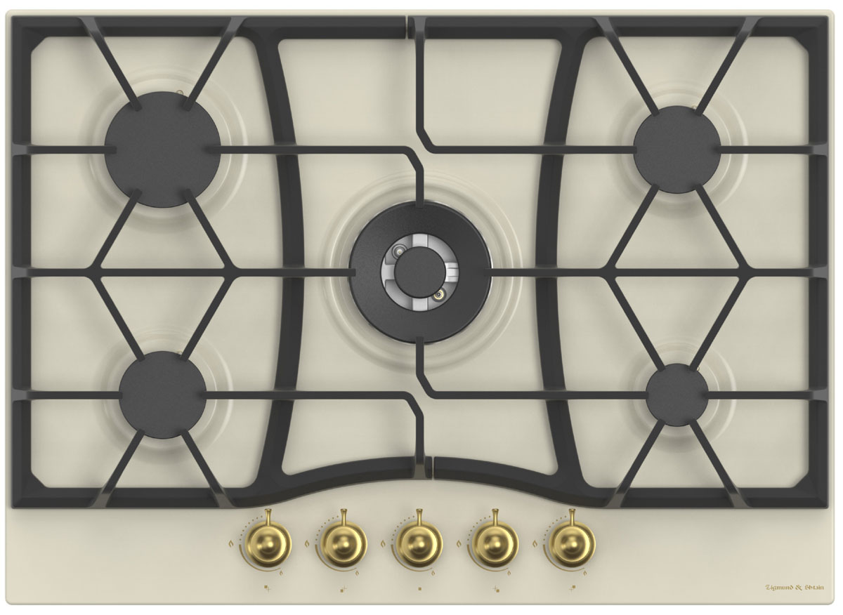 

Газовая варочная панель Zigmund & Shtain G 19.7 X, Бежевый