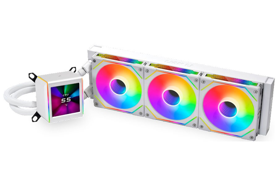 Изображение товара Жидкостная система охлаждения Lian Li GA II LCD SL-INF 360 White сARGB подсветкой