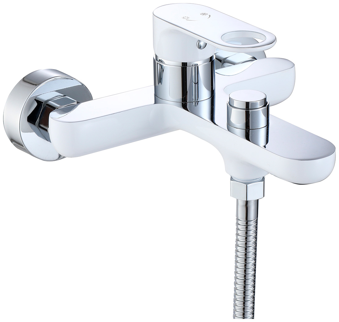 Изображение товара Смеситель для ванной комнаты D-Lin белый (D130377-C)