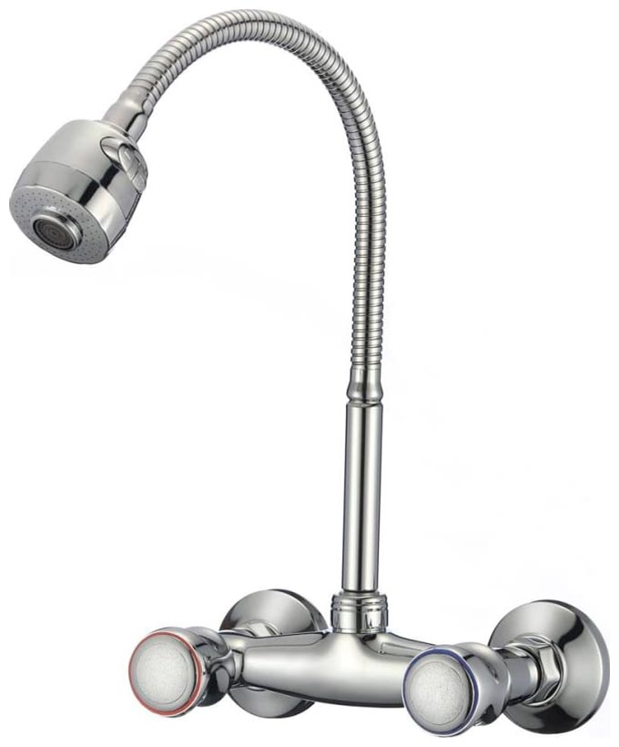 

Смеситель для кухни с гибким изливом D-Lin хром (D142811-T)