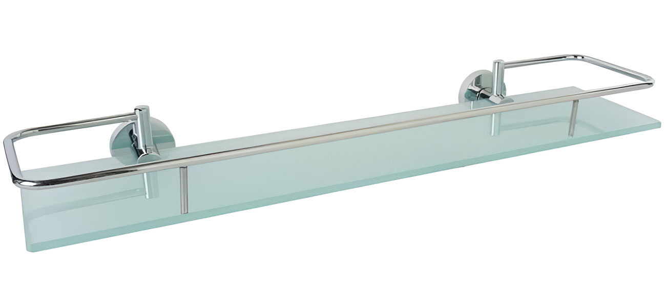 Изображение товара Полка стеклянная D-Lin D100, хром (D260100-1)