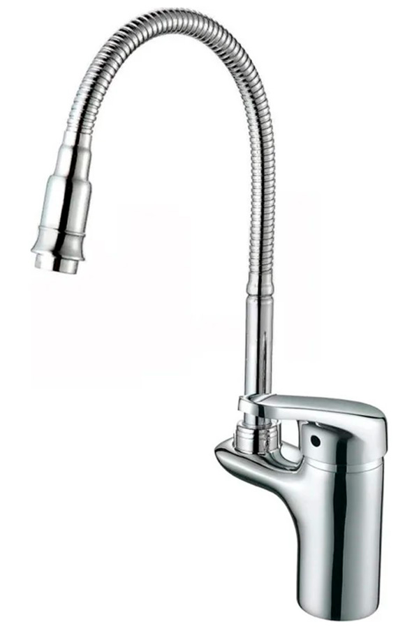 Изображение товара Смеситель для кухни с гибким изливом D-Lin хром D155460-Q