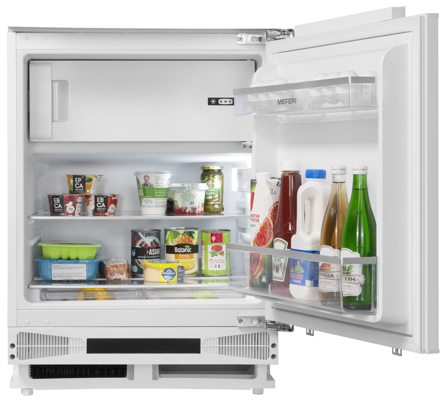 Изображение товара Встраиваемый однокамерный холодильник Meferi MBR82 LOW FROST LIGHT