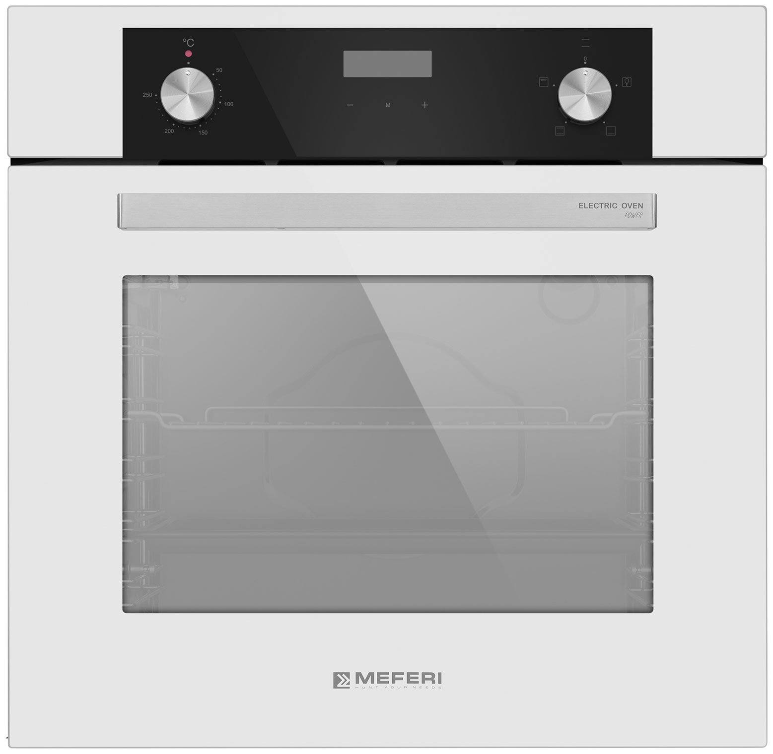 Изображение товара Электрический духовой шкаф Meferi MEO604WH POWER белый с гидролизной очисткой