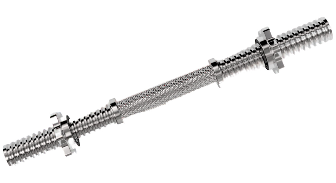 Изображение товара Гриф гантельный Unix Fit 41 см / 25 мм, Chrome