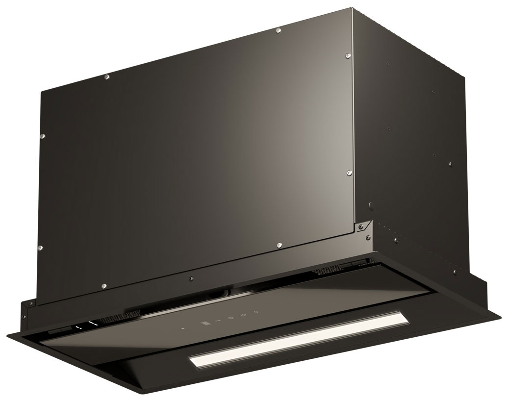 Изображение товара Вытяжка Konigin Cosmic Out Black 60 - встроенная черная кухонная вытяжка с LED освещением