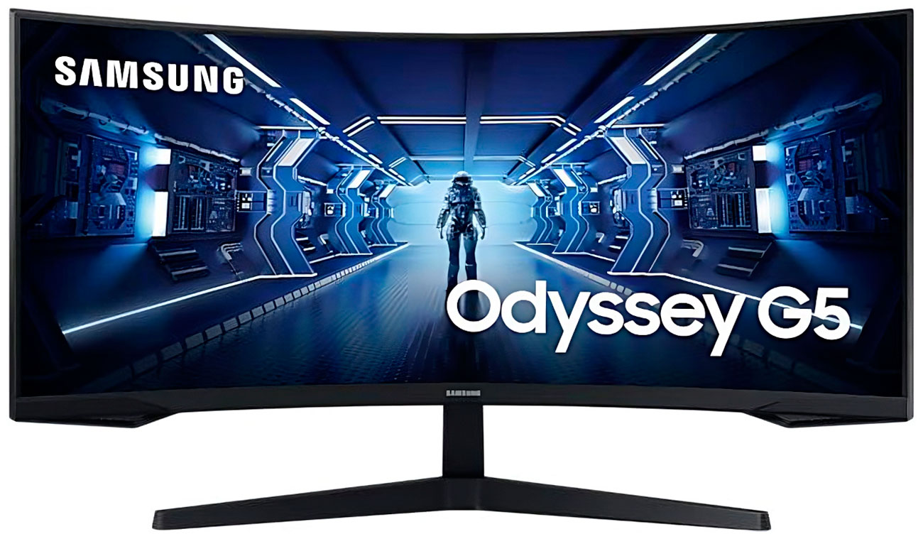 Изображение товара ЖК монитор Samsung 34 C34G55TWWI, VA 3440x1440, 165Hz, curved, HDMI+DP