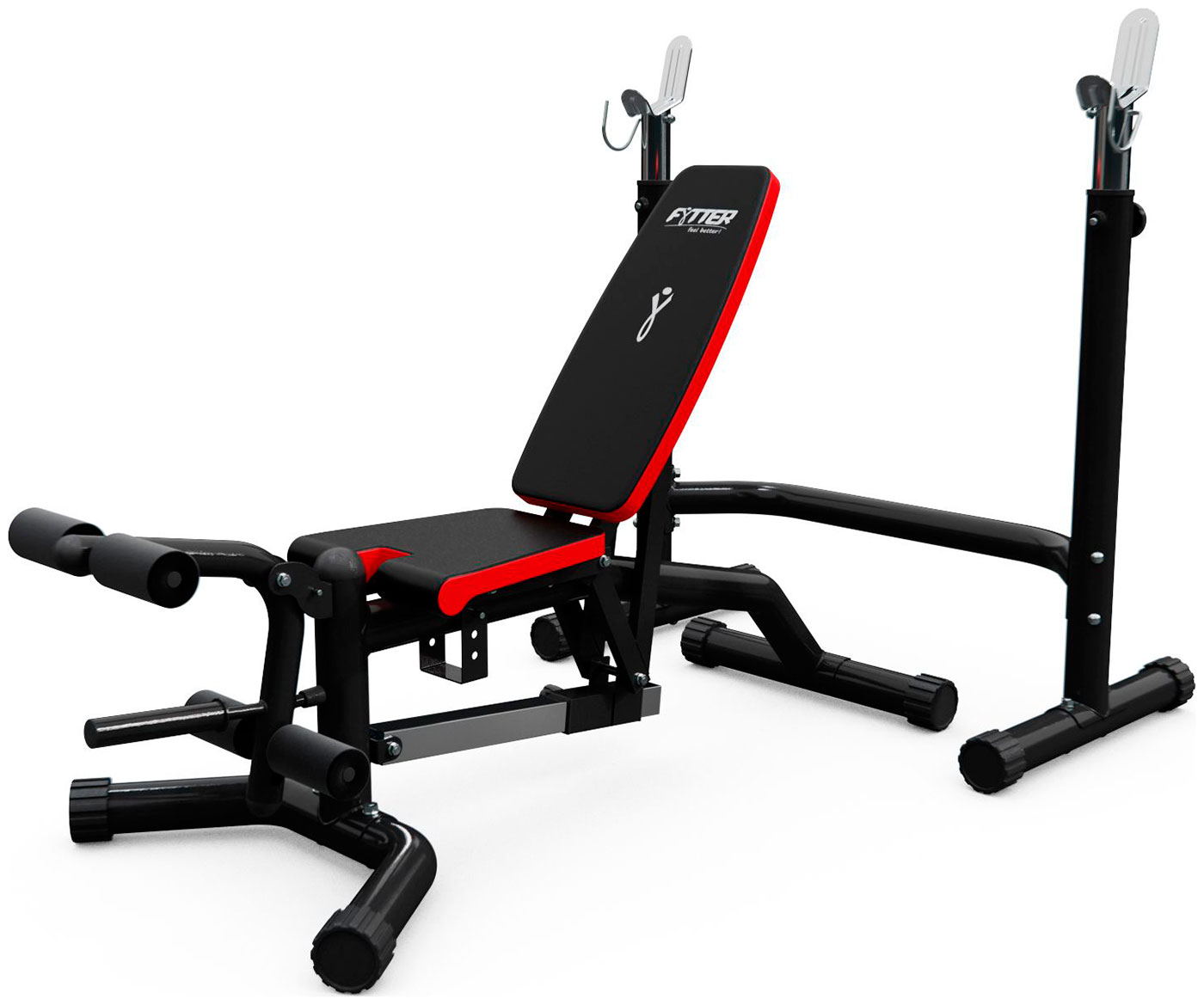 Изображение товара Скамья со стойками под штангу DFC Fytter BEW05R
