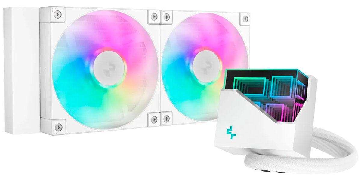 Изображение товара Жидкостная система охлаждения Deepcool LT240 ARGB для процессоров