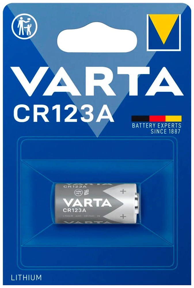 Изображение товара Батарейка Varta Professional CR123A BL1 Lithium 3V (6205)