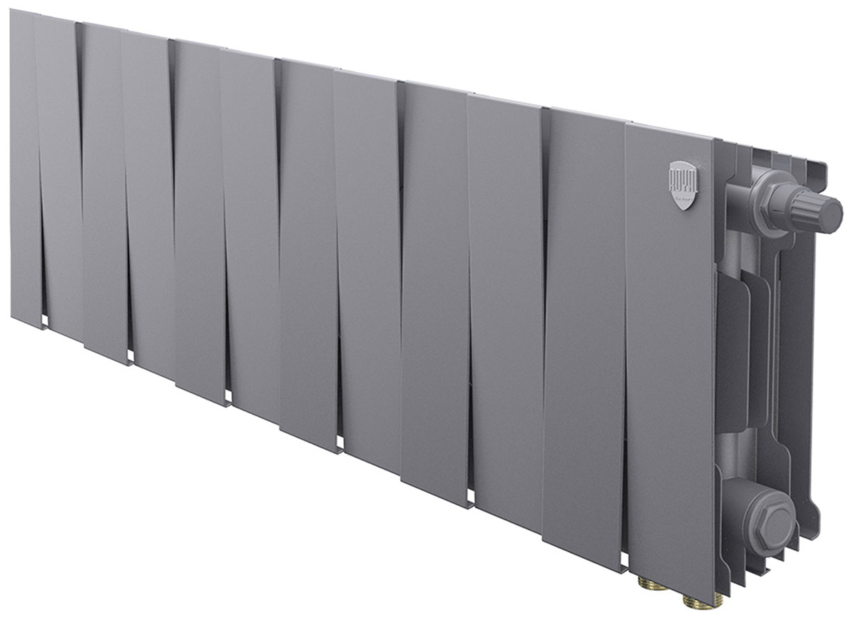 Изображение товара Водяной радиатор отопления Royal Thermo PianoForte 200 /Silver Satin - 12 секций VDR (НС-1346021)