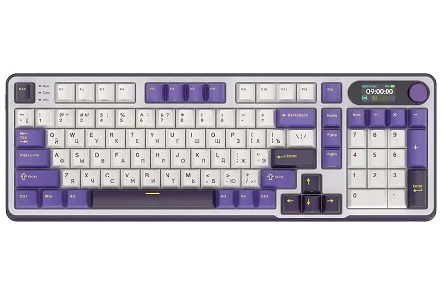 Изображение товара Механическая клавиатура Royal Kludge RK-S98 Blackberry Bluetooth и провод USB-C RGB