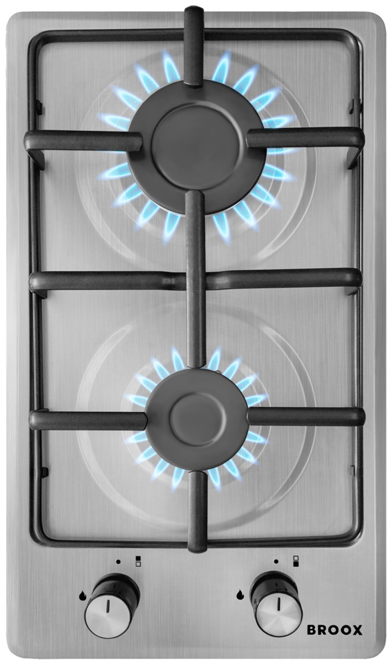 Изображение товара Газовая варочная панель Broox GR0260H00 Mt Tf 2 конфорки, газ-контроль