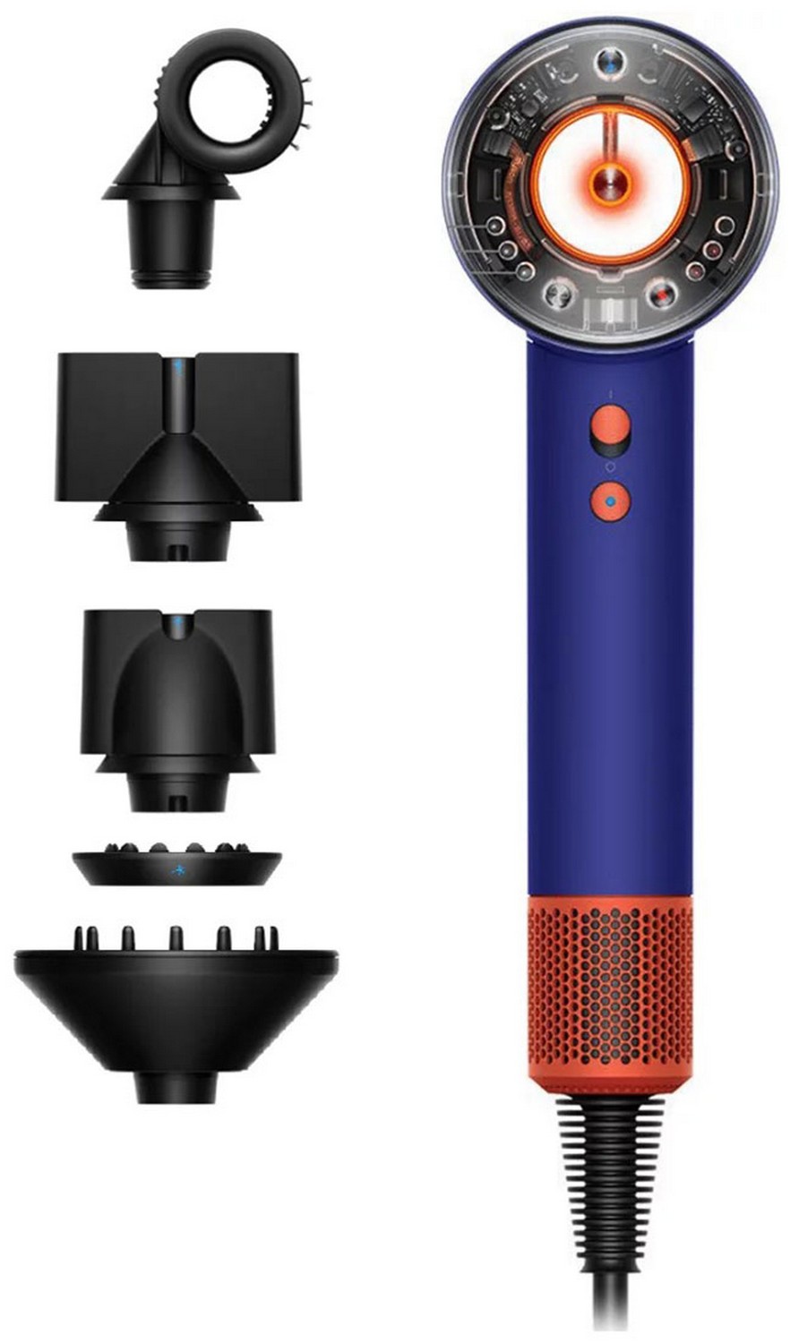 Фен Dyson Supersonic HD16 Vinca Blue/Topaz Orange HK/SG/MY (515092-01)