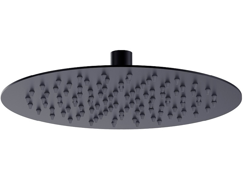 Изображение товара Лейка душевая верхняя Lemark круглая, нержавеющая сталь, черный (LM9481BL)