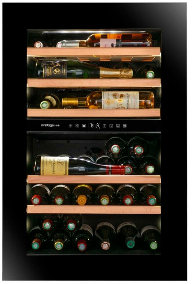 Изображение товара Встраиваемый винный шкаф Avintage AVI88PLATINUM 44 бутылки черный