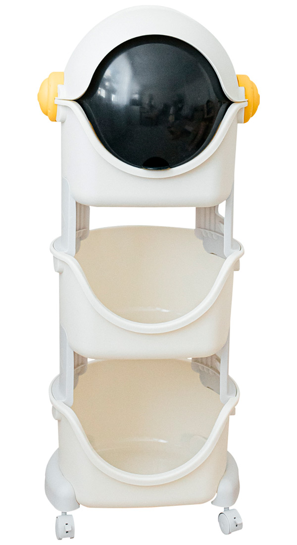 

Стеллаж Unix Kids Cosmo, 3 levels, Grey (PTSSPACE3GRY), Серый