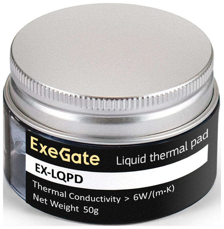 Изображение товара Жидкая термопрокладка ExeGate EX-LQPD для электроники высокая теплопроводность