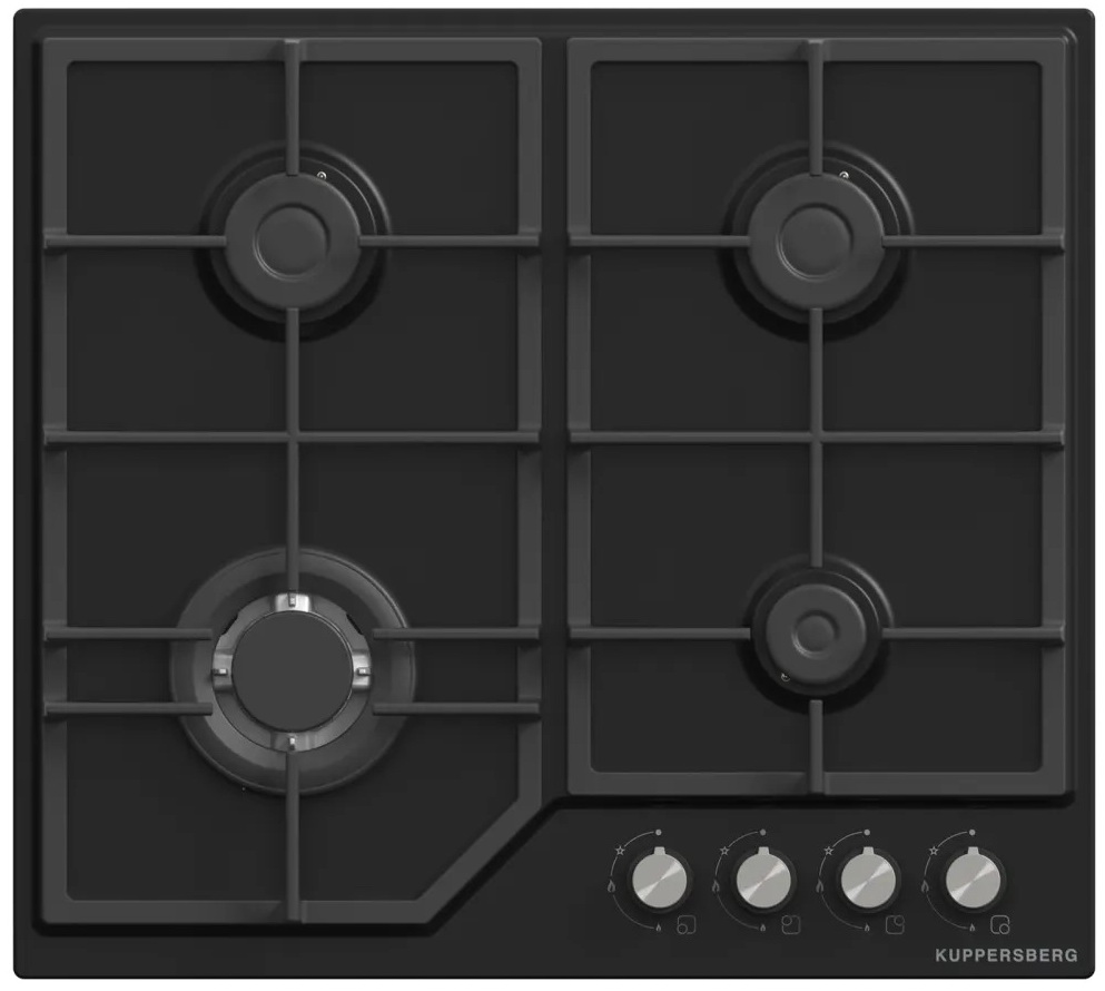 Изображение товара Газовая варочная панель Kuppersberg TS 68 B с 4 конфорками и электроподжиг