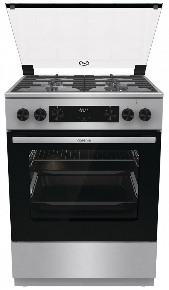 Изображение товара Комбинированная плита Gorenje GKS6C72XF с функциями FrozenBake AirFry и BigSpace