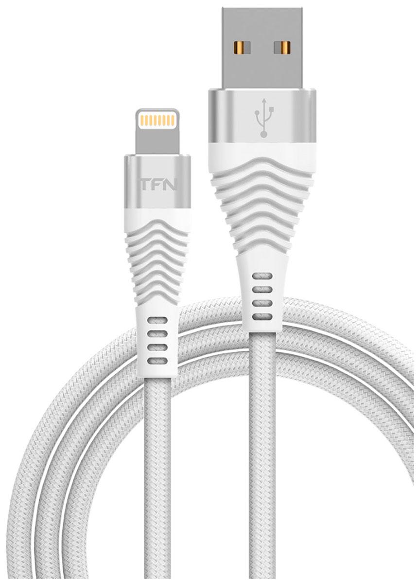 Кабель TFN 8pin, forza, 2.0м., белый (TFN-CFZLIGUSB2MWH)